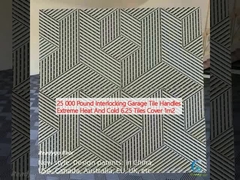 25000 pound Interlocking Garage Tile Handle Extreme Heat And Cold 6,25 Tiles Cover 1m2 (tấm gạch bao phủ 1m2)