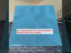 Dễ dàng làm sạch bề mặt xương sườn 18mm Độ bền Kháng UV Nhiều màu sắc có sẵn