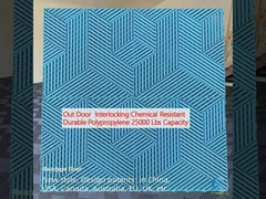 Bên ngoài Cửa Giao thông chống hóa chất Polypropylene bền 25000 Lbs Capacity