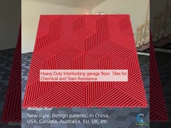 Heavy Duty Interlocking sàn nhà để xe để chống hóa chất và vết bẩn