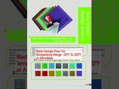 Đen sàn nhà để xe cho nhiệt độ -20 ° F đến 120 ° F ở giá cả phải chăng