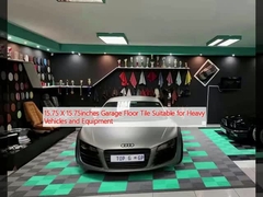 15.75 X 15.75inch garage sàn gạch thích hợp cho xe cộ nặng và thiết bị