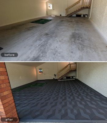 Phân sàn nhà để xe 12x12 chống trượt