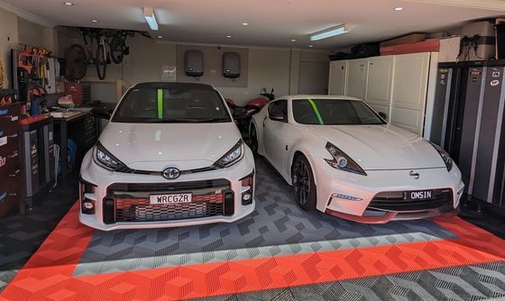 PP 12x12 ghép nối garage sàn gạch Garagetrac gạch 0.7 inch độ dày