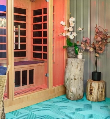Giao thấu gạch nhà để xe màu đen 0.7in hỗ trợ 2500 lbs Per Square Ft