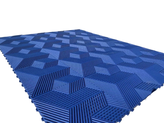 Đen Interlocking PP sàn nhà để xe cho nhiệt độ cực kỳ