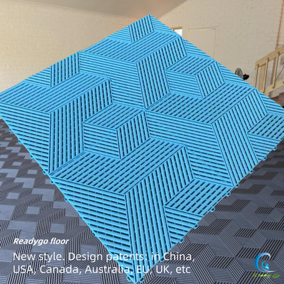 18mm Interlocking Workshop sàn chống tia cực tím nhựa gạch nhà để xe