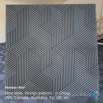 Premium Black Garage Floor Tile PP cao su đệm cho sàn garage