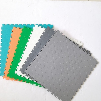Anti Slip PVC Garage Floor Mat 498*498mm PVC Tile Garage Floor