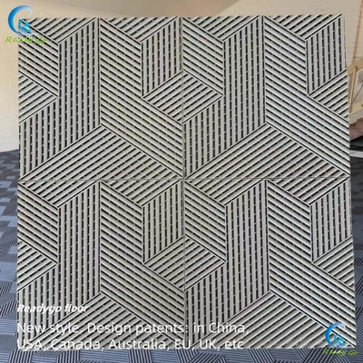 Dễ dàng cài đặt 15.75 X 15.75 Inch Interlocking Garage Floor Tiles Xám thân thiện với môi trường chống cháy